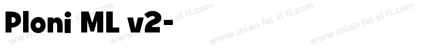 Ploni ML v2字体转换